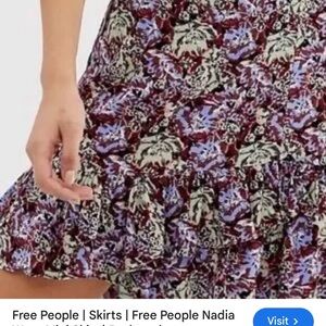 Floral Print Women's Skirt